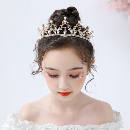 Gold Silver Color Crystal Crowns - Cute As A Button Boutique