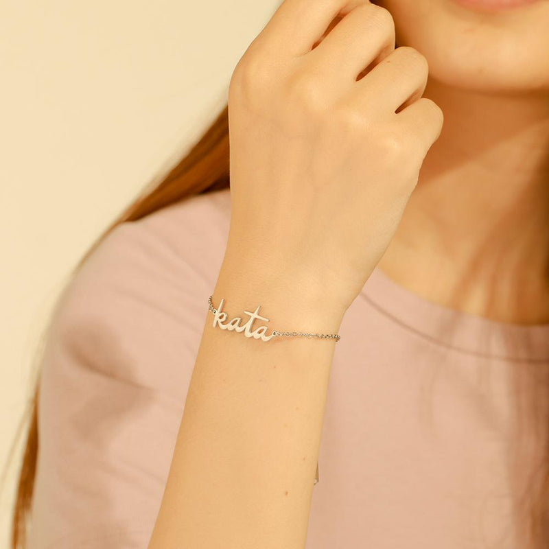 Personalized Name Bracelet - Cute As A Button Boutique
