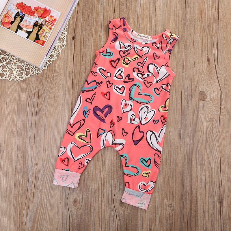 Girl Jumpsuits 0-24M Newborn Infant Baby Girl Outfit