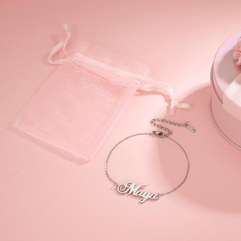 Personalized Name Bracelet - Cute As A Button Boutique