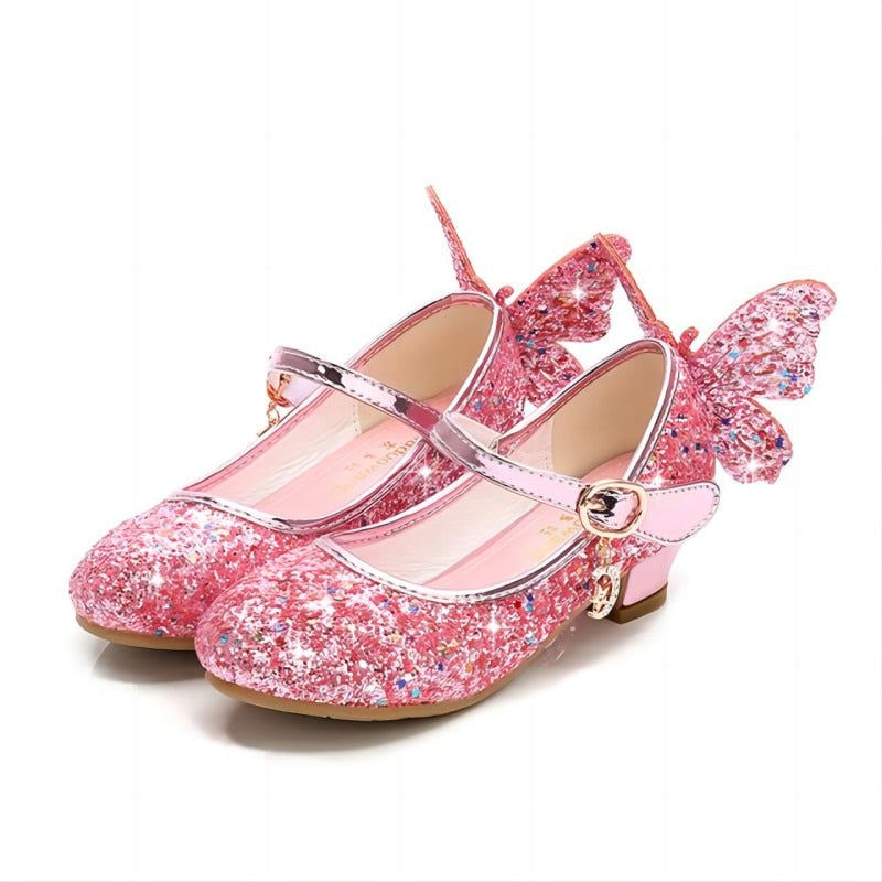  Butterfly Leather Shoes Kids - Cute As A Button Boutique