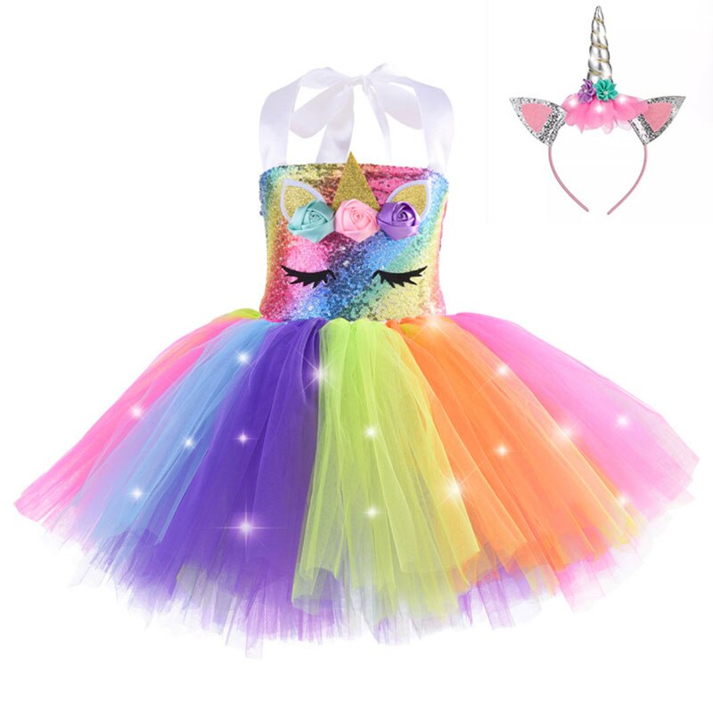 Unicorn Dresses with LED Lights - Cute As A Button Boutique