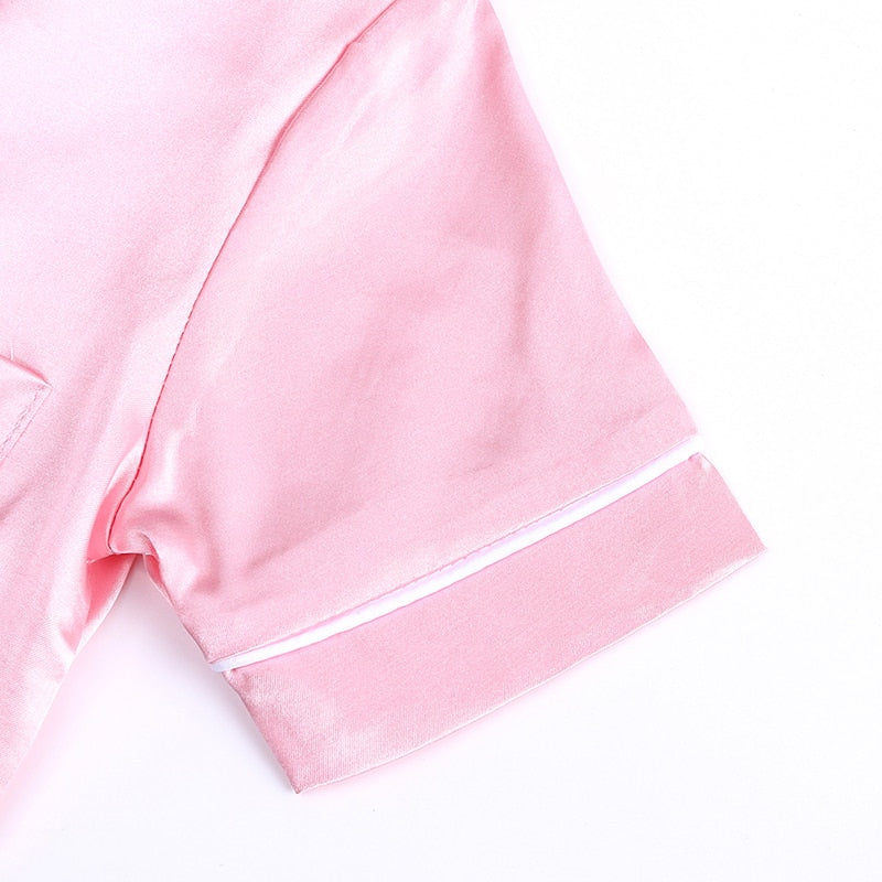 Silk Satin Top Pant 2pcs Infant Baby Girl Pajamas Long sleeve Pyjamas Satin Set  Nightgown Child Sleepwear - Cute As A Button Boutique