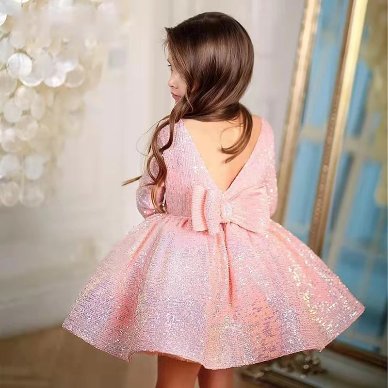 Gold Elegant Dresses For Girls Princess Party Dress - Cute As A Button Boutique