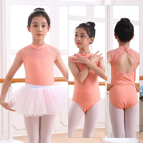 Girls Ballet Leotard Tops Ballet Outfit for Children - Cute As A Button Boutique