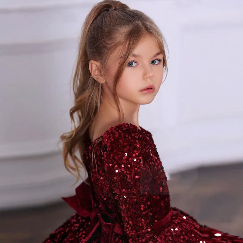 Sequin Princess Dresses Party Dress - Cute As A Button Boutique