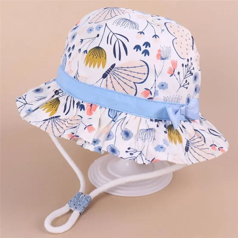 Summer Baby Girls Boys Fisherman Cap Outdoor Children Bucket Hats