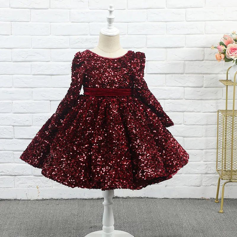 Sequin Princess Dresses Party Dress - Cute As A Button Boutique