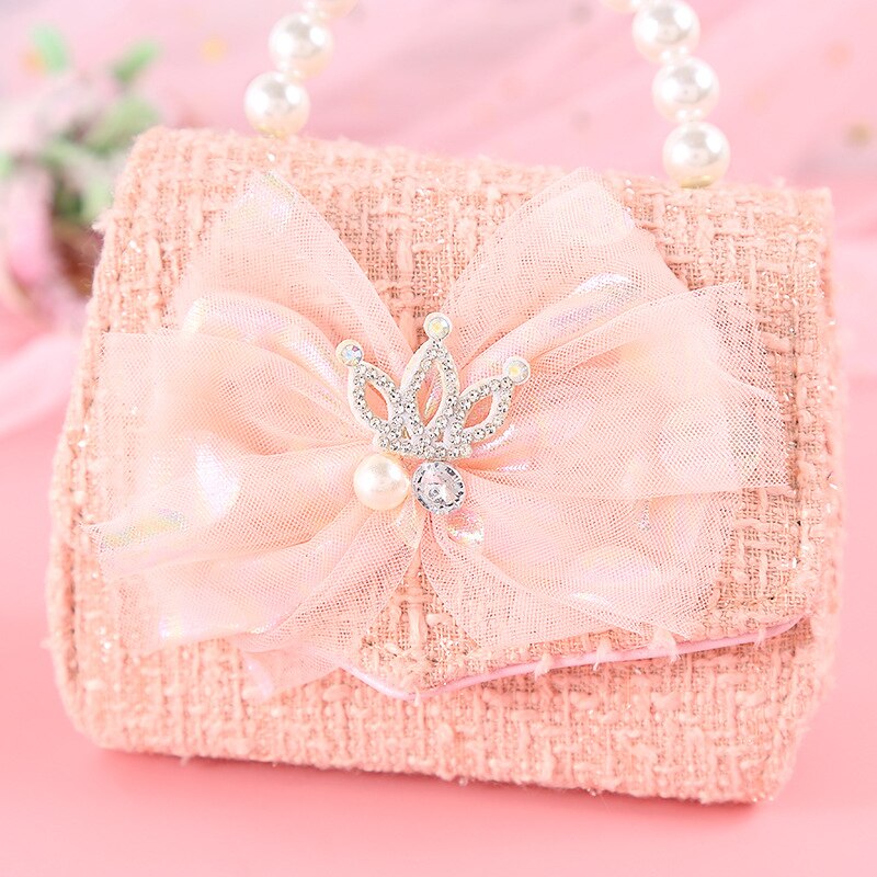 Bow Pearl Handbag - Cute As A Button Boutique