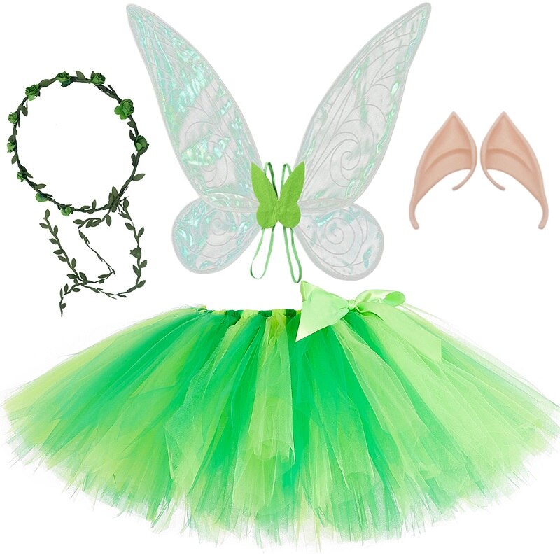 Pixie Fairy Tutu Skirt Wings Ears - Cute As A Button Boutique