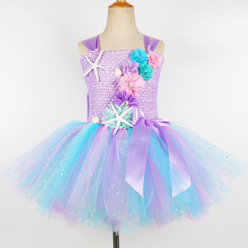 Mermaid Dress for Girls LED - Cute As A Button Boutique
