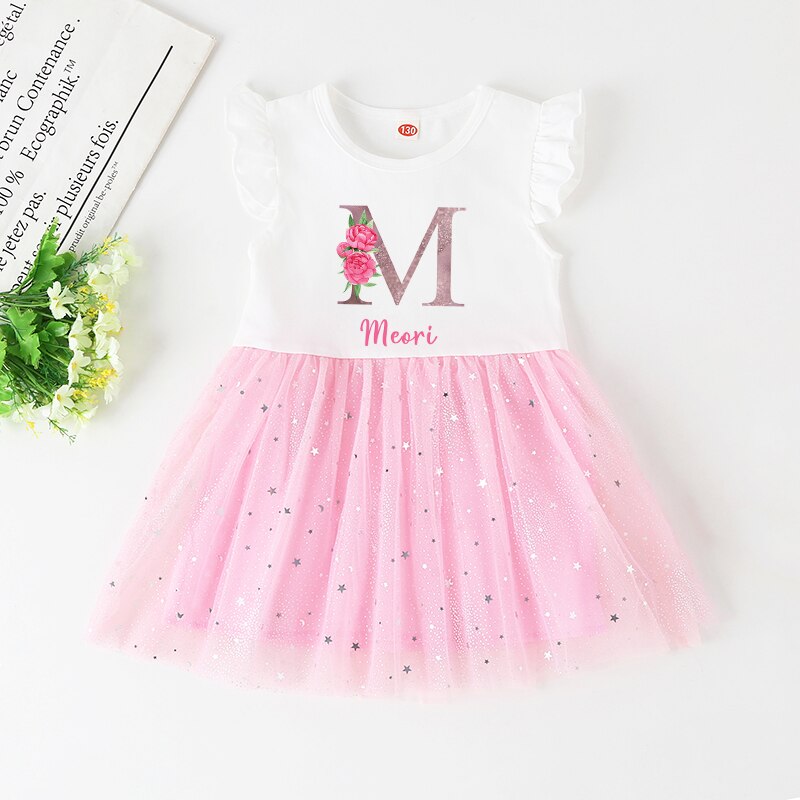 Personalised Baby Girls Dress - Cute As A Button Boutique