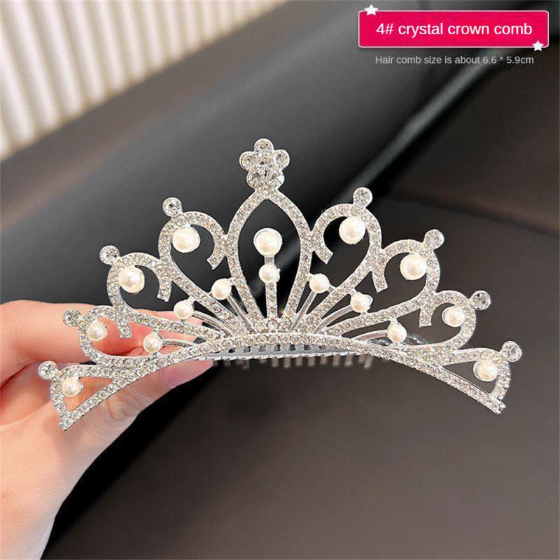 Crown Hair Comb Princess Pearl - Cute As A Button Boutique