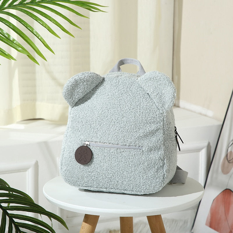 Cute Bear Pattern Backpack Plush - Cute As A Button Boutique
