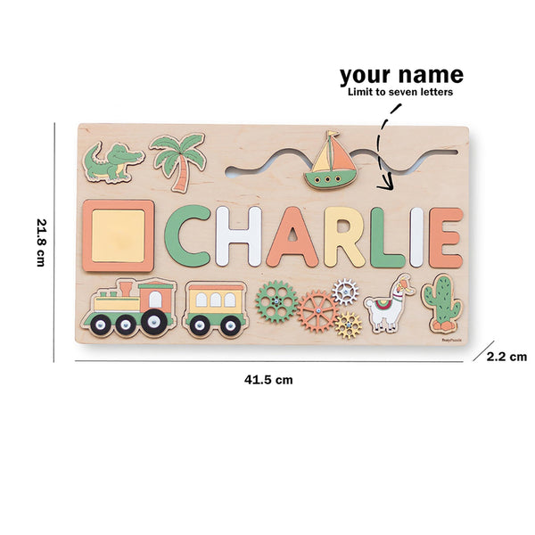 Name Puzzle for Kids Personalized Baby Gifts - Cute As A Button Boutique