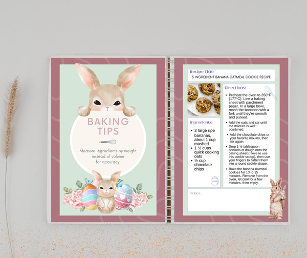 Easter Holiday Printable  Family Recipe Book