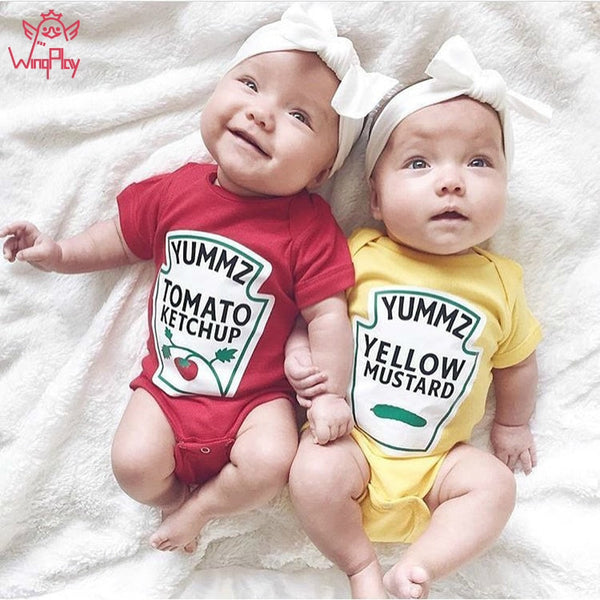 Toddler Halloween costume Baby Boys Girls Clothes Bodysuit One Pieces Cute Twins Clothes - Cute As A Button Boutique